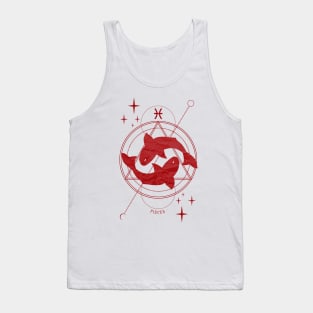 Zodiac, Pisces, Astrology, Star sign, Stars Tank Top